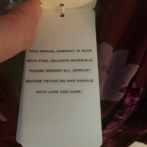 NWT Rare-For Love & Lemons Sophie Velvet Mini- Extra Small- Festival - Picture 8 of 9